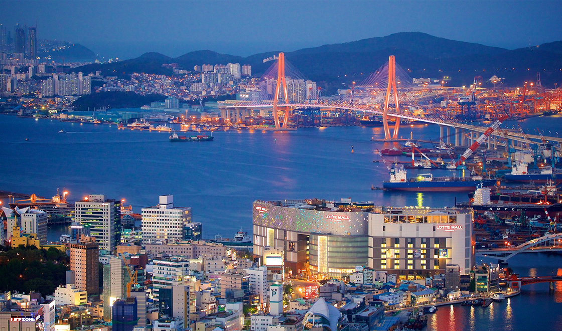 Foto da cidade de Busan - Coreio do Sul