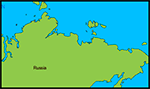 Mapa da Russia